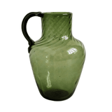 Urceus Fumé Mouth Blown Recycled Glass Pitcher - Faire Living
