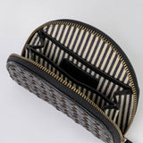 Laura Leather Coin Purse in Black - Faire Living