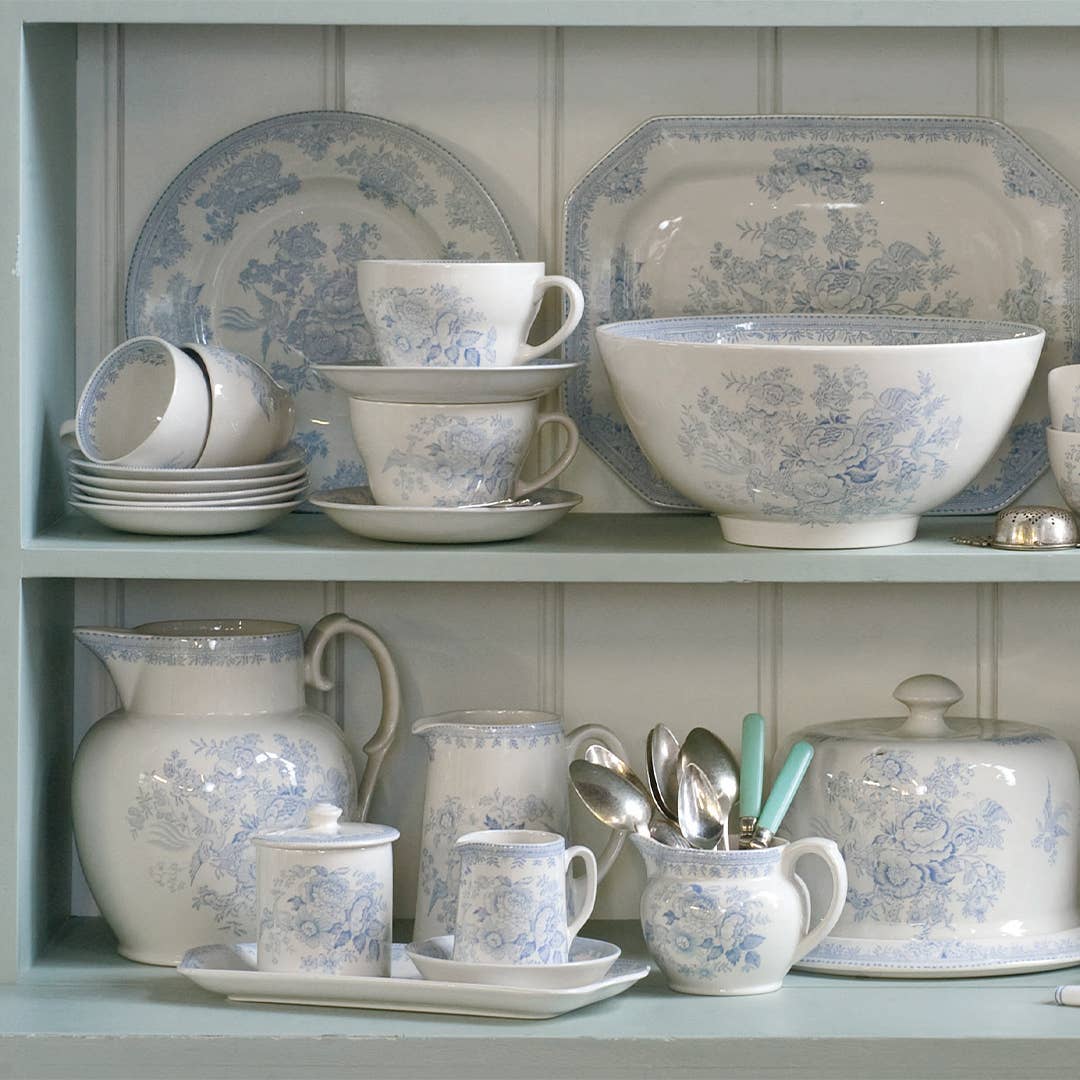 Blue Asiatic Pheasants Small Tankard Jug - Faire Living