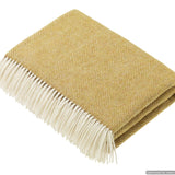 Merino Lambswool Goldenrod Throw