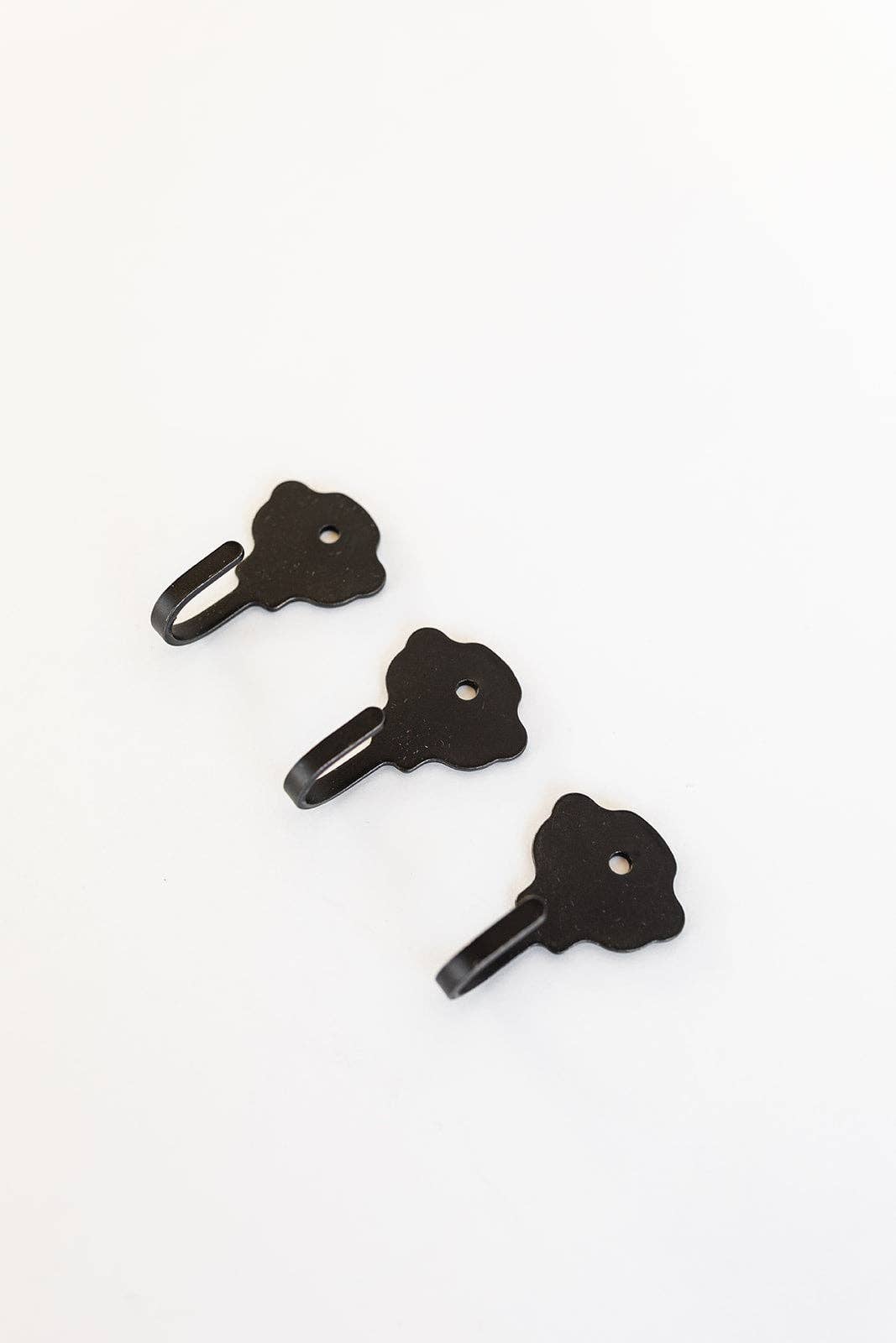 Cottage Iron Hooks - Set of 3 - Faire Living