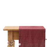 Marsala Linen Table Runner - Faire Living