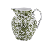 Green Regal Peacock Large Etruscan Jug - Faire Living