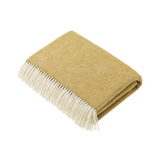 Merino Lambswool Goldenrod Throw