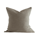Black Petite Gingham Handwoven Cotton Cushion - Faire Living