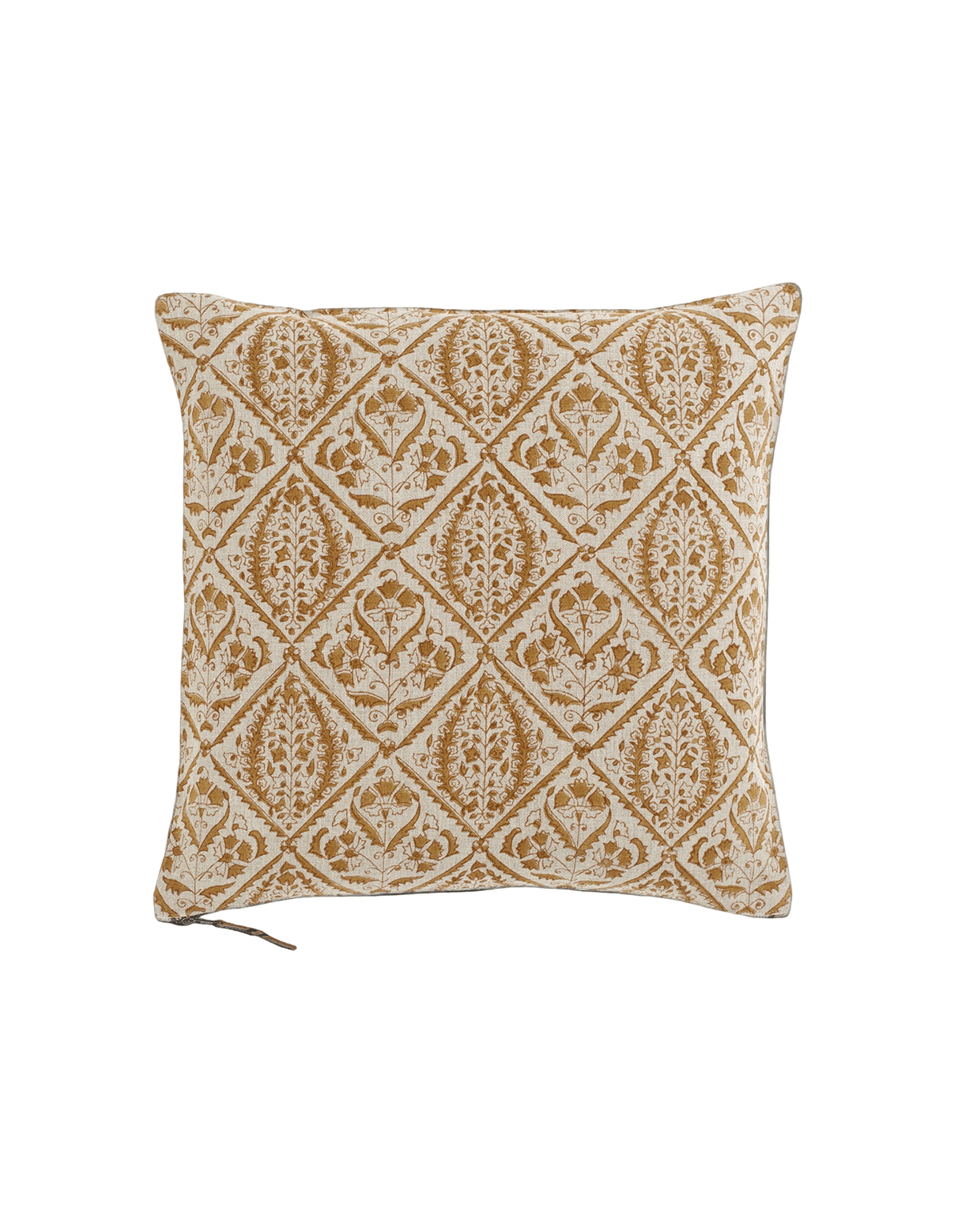 Ochra Diamond Linen Cushion Cover - Faire Living