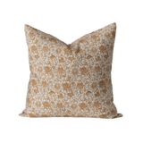 Golden Vine Cushion Cover | Organic Cotton Linen - Faire Living