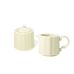 Green Japanese Porcelain Cream & Sugar Set - Faire Living