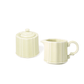 Green Japanese Porcelain Cream & Sugar Set - Faire Living