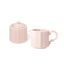 Pink Porcelain Cream & Sugar Set - Faire Living