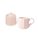 Pink Porcelain Cream & Sugar Set - Faire Living