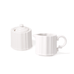 White Porcelain Cream & Sugar Set - Faire Living
