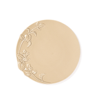 Greige Mint Leaf Plate - Faire Living