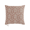 Terracotta Diamond Linen Cushion Cover - Faire Living