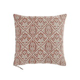 Terracotta Diamond Linen Cushion Cover - Faire Living