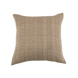20x20 Etna Linen Blockprint Pillow - Faire Living