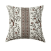 22x22 Chriya Ruby Linen Blockprint Pillow - Faire Living