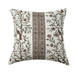 22x22 Chriya Ruby Linen Blockprint Pillow - Faire Living