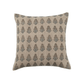 20x20 Ostuni Linen Blockprint Pillow - Faire Living