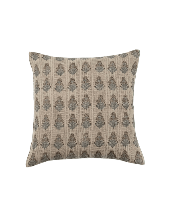 20x20 Ostuni Linen Blockprint Pillow - Faire Living