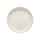 Marrakesh Blanc - Recycled Clay Scalloped Dinner Plate - Faire Living Group Inc.
