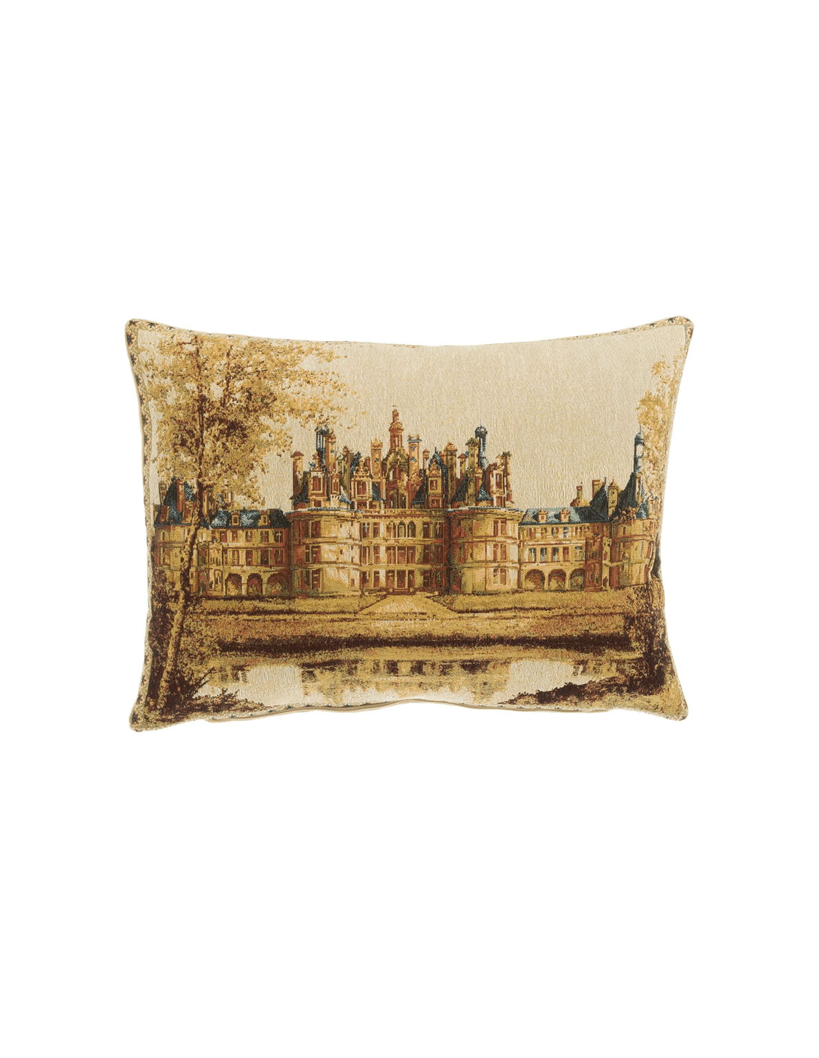 Chambord Castle Jacquard Woven Pillow Cover - Faire Living