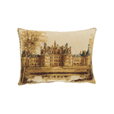 Chambord Castle Jacquard Woven Pillow Cover - Faire Living