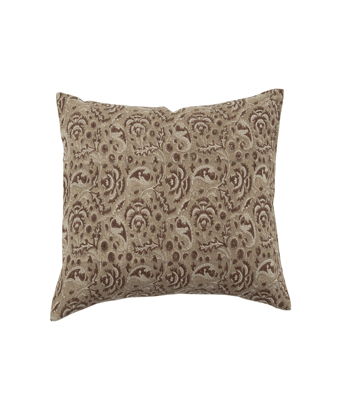 20x20 Bari Linen Blockprint Pillow - Faire Living
