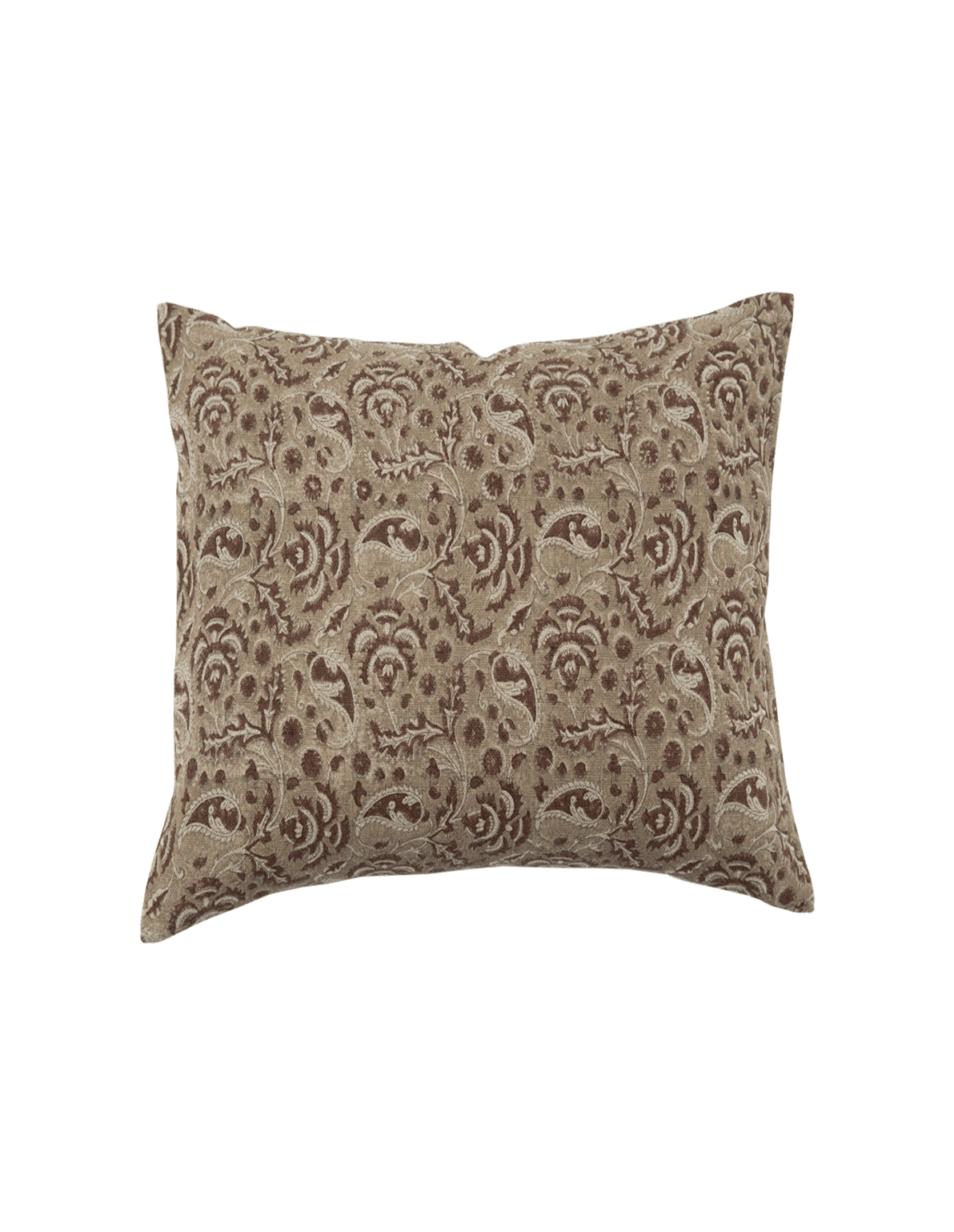 20x20 Bari Linen Blockprint Pillow - Faire Living