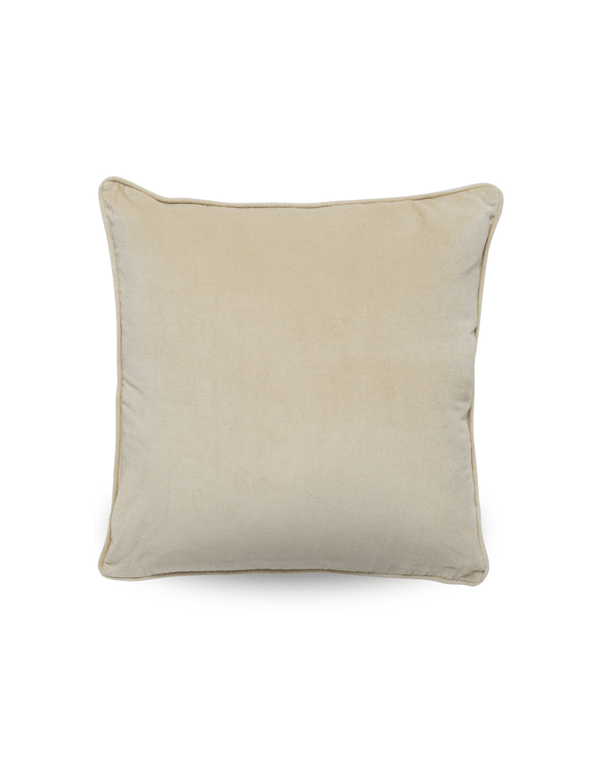 Cotton Velvet Cover Taupe - Faire Living
