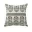 22x22 Lynette Linen Blockprint Pillow - Faire Living