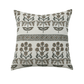 22x22 Lynette Linen Blockprint Pillow - Faire Living