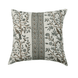 22x22 Chriya Azur Linen Blockprint Pillow - Faire Living