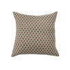 20x20 Bailey Linen Blockprint Pillow - Faire Living