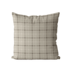 Windowpane Check Cushion Cover | Organic Cotton Linen - Faire Living