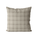 Windowpane Check Cushion Cover | Organic Cotton Linen - Faire Living