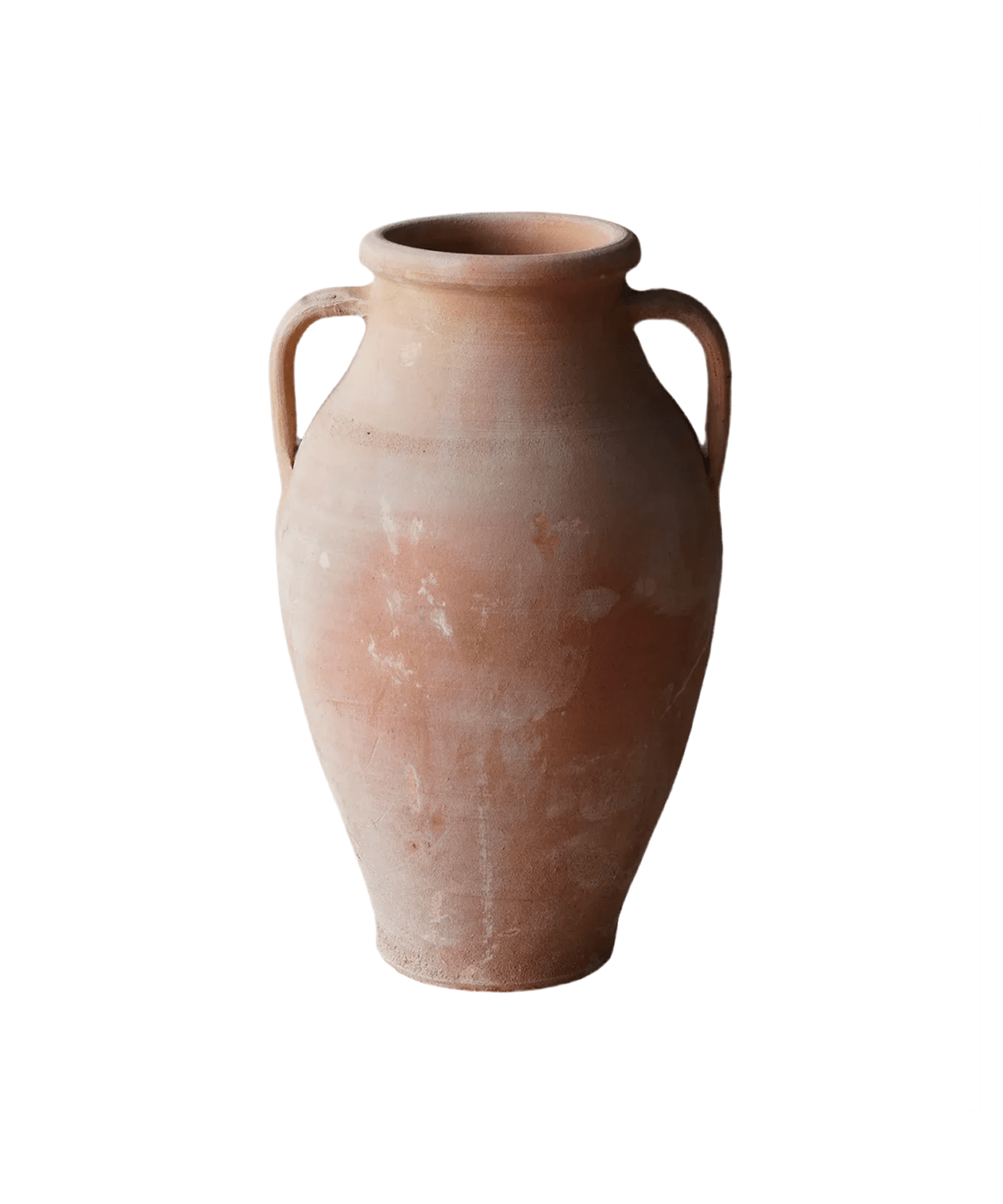 Large Two Handled Vintage Turkish Clay Jug - Faire Living
