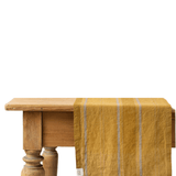Bronze Linen Table Runner - Faire Living