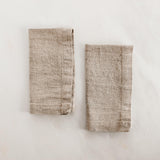 16" Linen Napkins in Natural - Set of 2