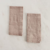 Organic Linen Napkins in Portobello - Set of 2