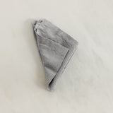16" Linen Napkins in Light Grey - Set of 2