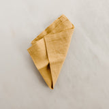 Organic Linen Napkins in Honey - Set of 2