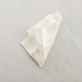 Organic Linen Napkins in White - Set of 2