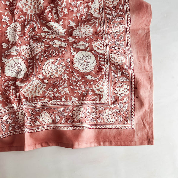 Lucia Cotton Floral Tablecloth