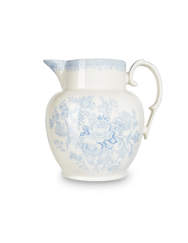 Blue Asiatic Pheasants Large Etruscan Jug - Faire Living