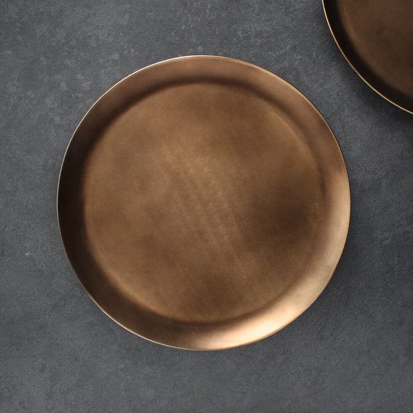 Bronze shop dinner plate