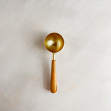 Gold & Wood Scoop