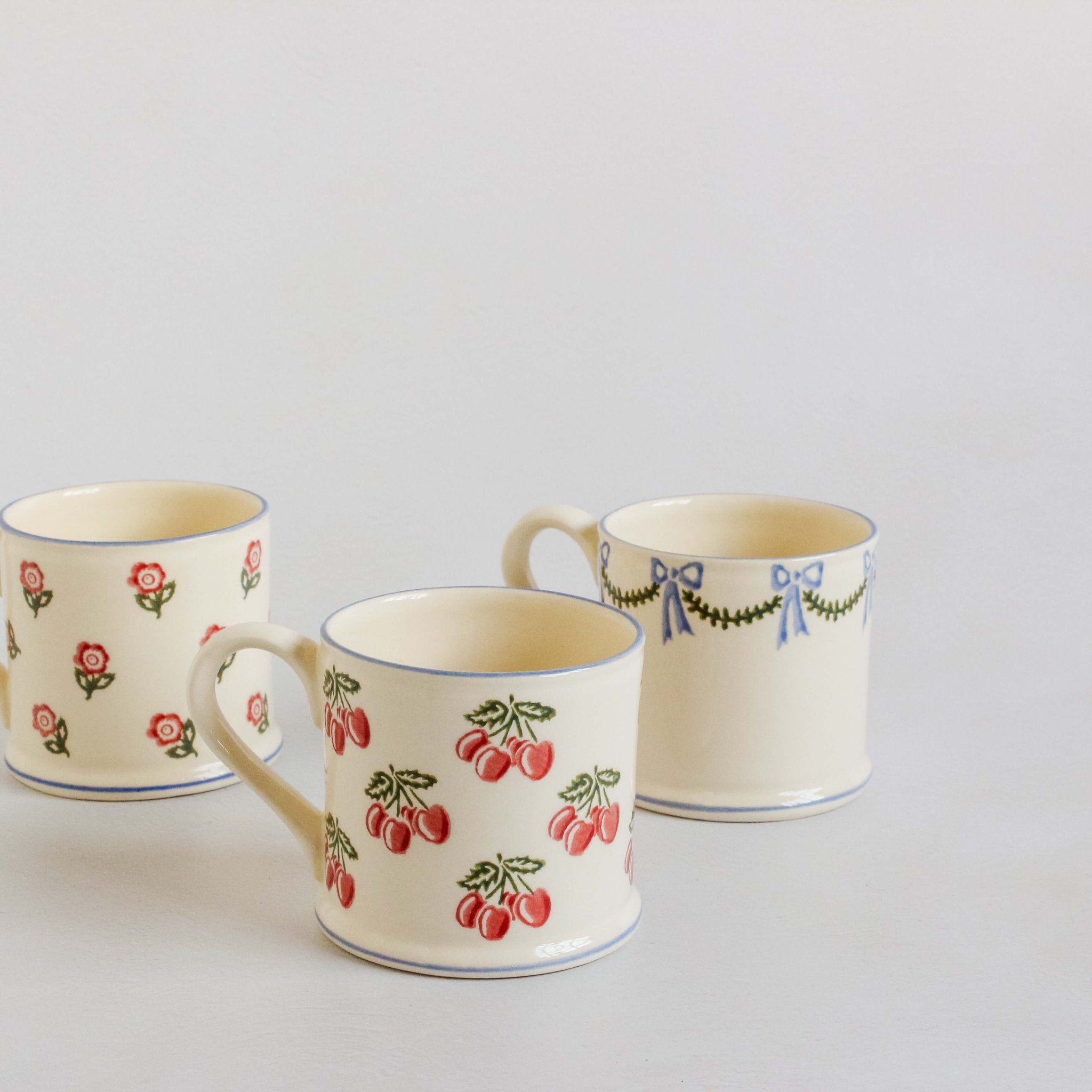 Brixton Pottery Scattered Rose Mug - Faire Living