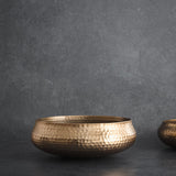 Brass Hammered Snack Bowls