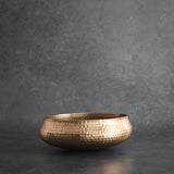 Brass Hammered Snack Bowls